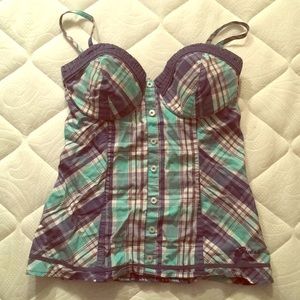 Corset style top